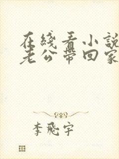 在线看小说国民老公带回家