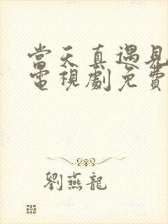 当天真遇见爱情电视剧免费观看完整版