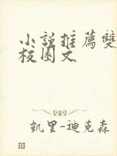 小说推荐双男主校园文