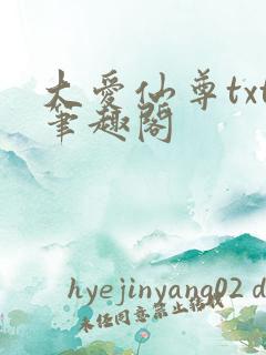 大爱仙尊txt笔趣阁