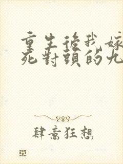 重生后我嫁给了死对头的九叔