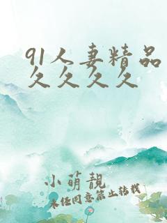 91人妻精品久久久久久