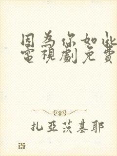 因为你如此耀眼电视剧免费观看全集