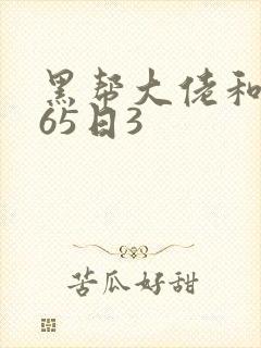 黑帮大佬和我365日3