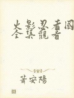 火影忍者国语版全集观看