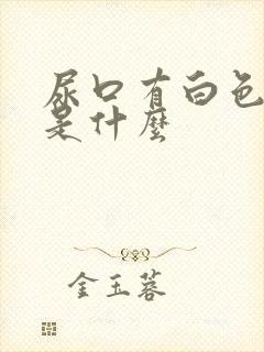 尿口有白色颗粒是什么