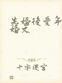 先婚后爱年代军婚文