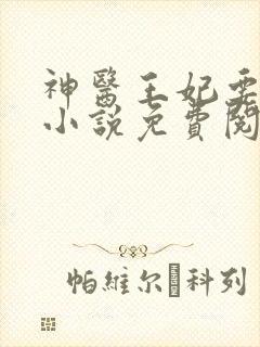 神医王妃要休夫小说免费阅读