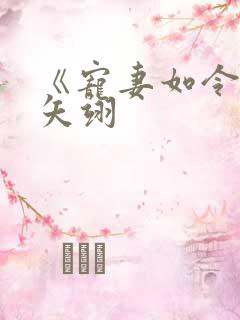 《宠妻如令》雾矢翊