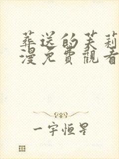 葬送的芙莉莲动漫免费观看中文版