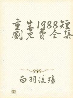 重生1988短剧免费全集在线观看天玄