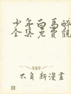 少年白马醉春风全集免费观看17集