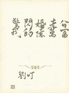 惊闪婚老公竟是我的亿万富翁