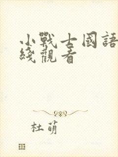 小战士国语版在线观看