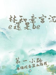 林知意宫沉是he还是be