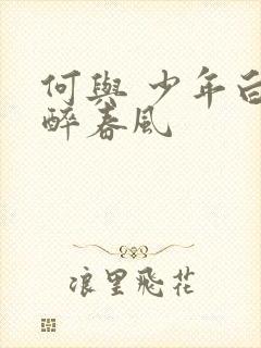 何与 少年白马醉春风
