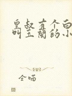 皇叔有个白月光叫玉兰的小说