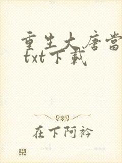重生大唐当奶爸 txt下载