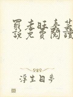 罗老旺秦芸雨小说免费阅读