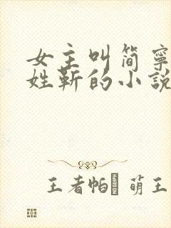 女主叫简宁男主姓靳的小说