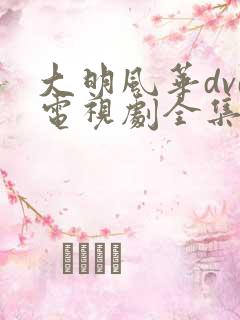大明风华dvd电视剧全集免费观看