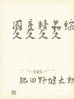 国产精品综合久久久久久