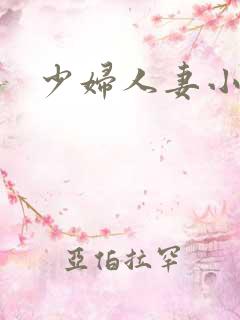 少妇人妻小说h