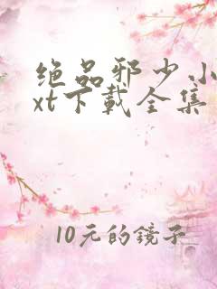 绝品邪少小说txt下载全集