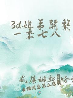 3d姐弟关系第一季七八