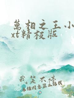 万相之王小说txt精校版