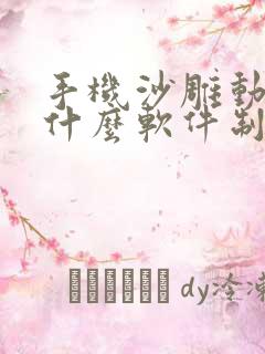 手机沙雕动画用什么软件制作的