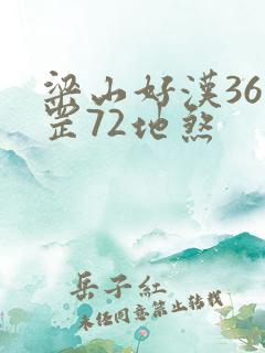 梁山好汉36天罡72地煞