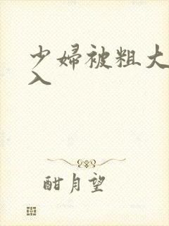 少妇被粗大的进入
