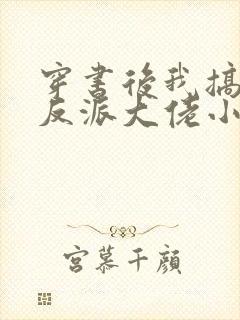 穿书后我搞到了反派大佬小说