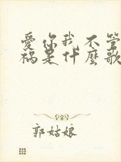 爱你我不管了是祸是什么歌