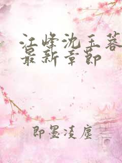 江峰沈玉蓉小说最新章节