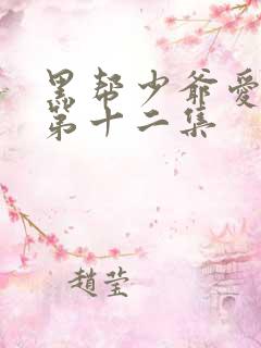 黑帮少爷爱上我第十二集