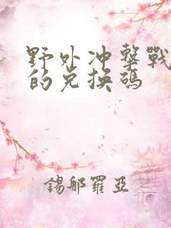 野外冲击战真正的兑换码