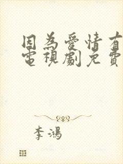 因为爱情有幸福电视剧免费观看