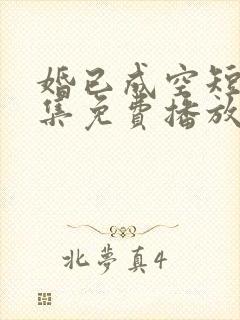 婚已成空短剧全集免费播放