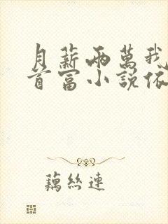 月薪两万我成了首富小说依十二