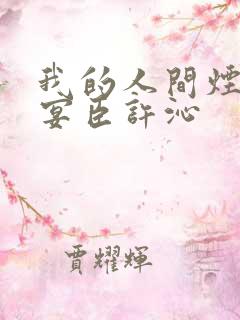 我的人间烟火孟宴臣许沁