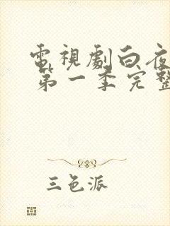 电视剧白夜追凶 第一季完整版免费观看全集