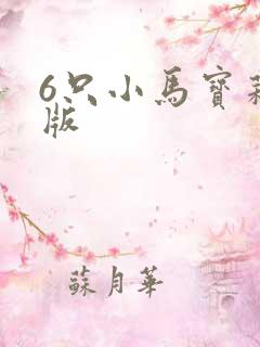 6只小马宝莉q版