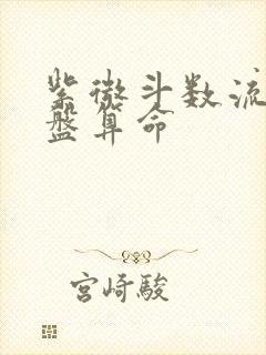 紫微斗数流年排盘算命