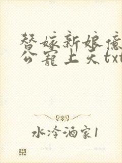 替嫁新娘亿万老公宠上天txt下载