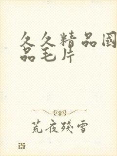 久久精品国产精品毛片