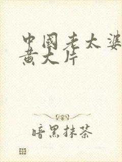 中国老太婆级特黄大片