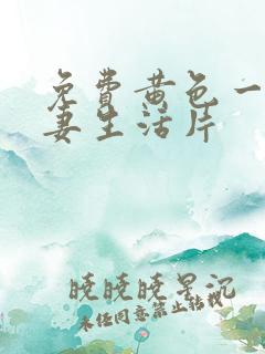 免费黄色一级夫妻生活片