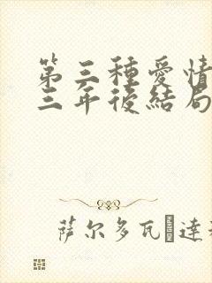 第三种爱情番外三年后结局